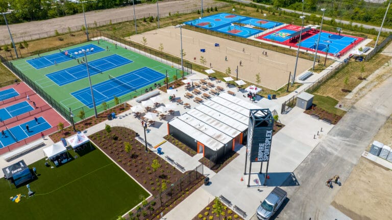 Sports enthusiasts will be delighted by the wide array of sporting options available at the Empire Sportsplex.
