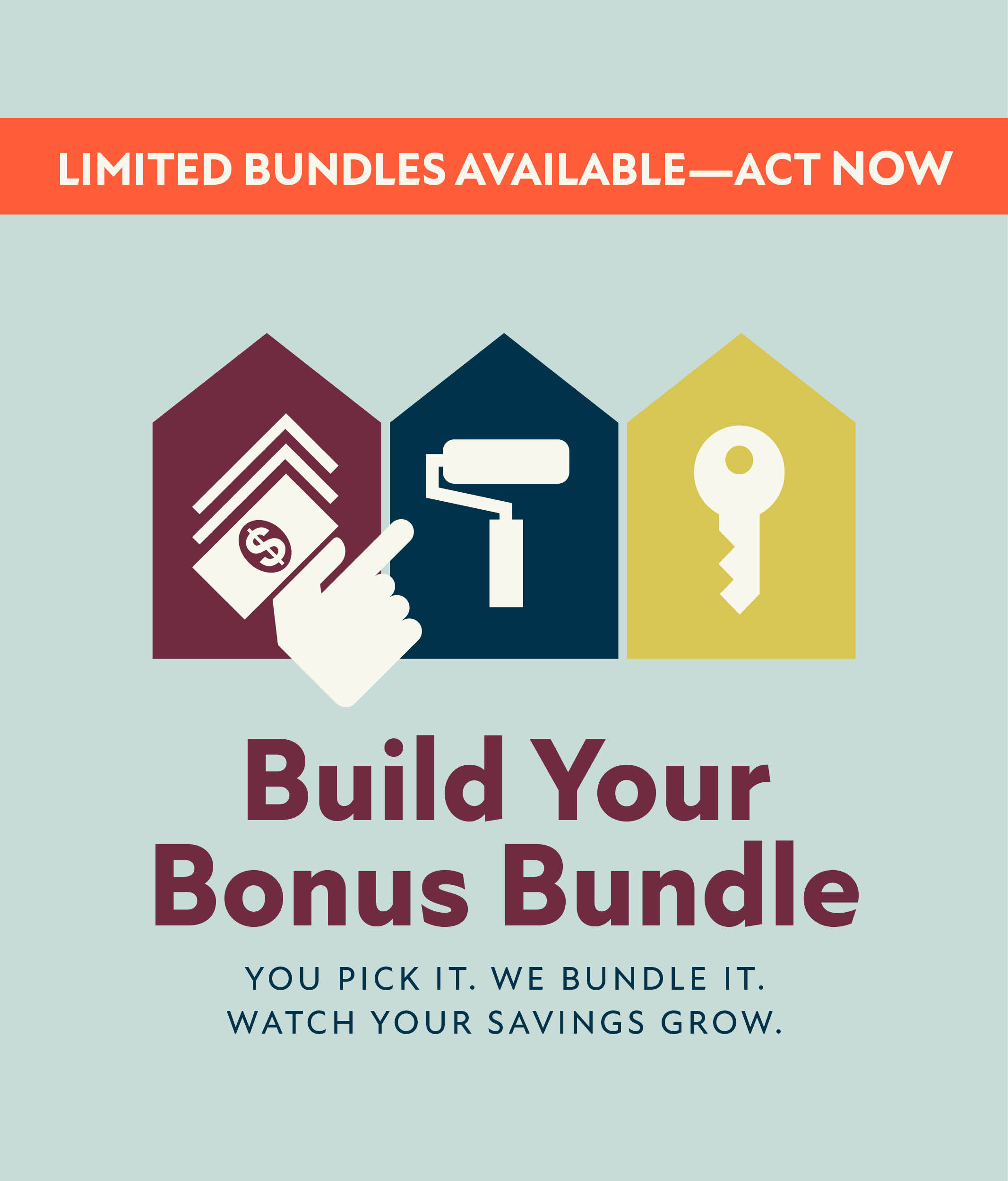 Pick the savings that match your priorities