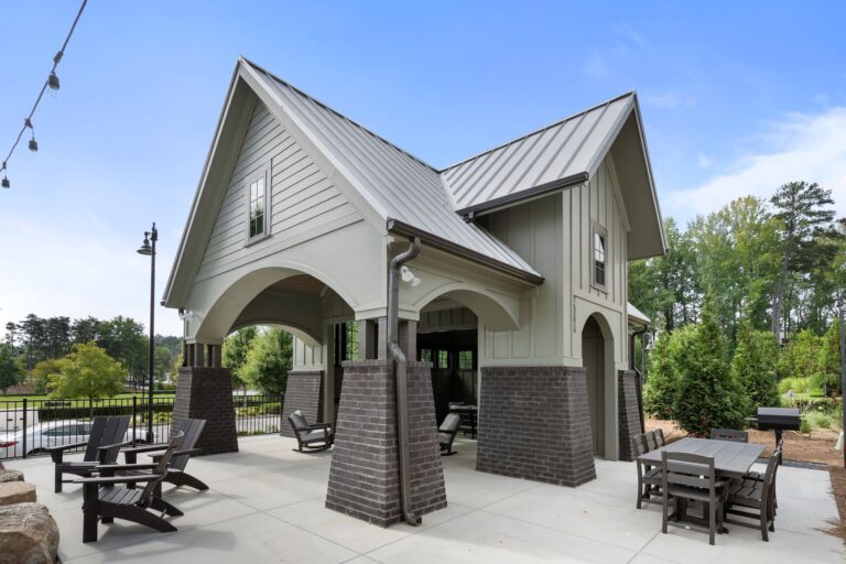 Open-air pavilion at Empire Argosy community in Alpharetta, Georgia