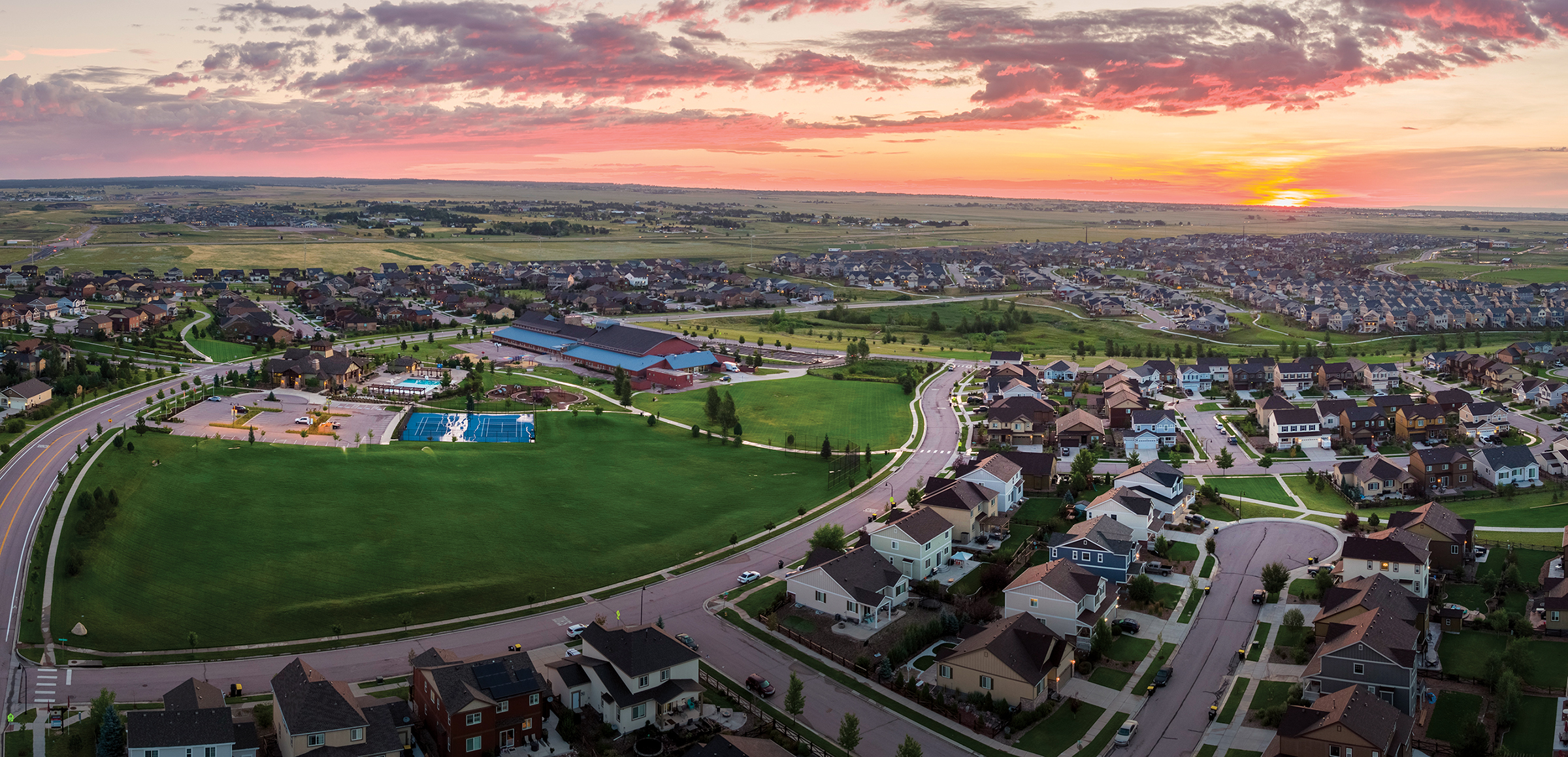 BLR aerial sunset sm