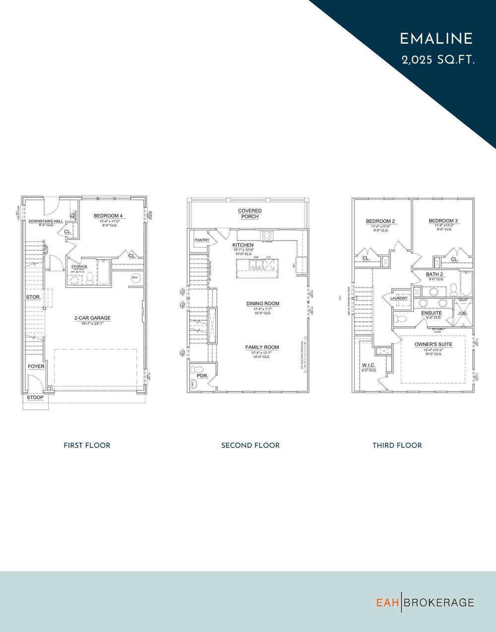 Emaline floor plans