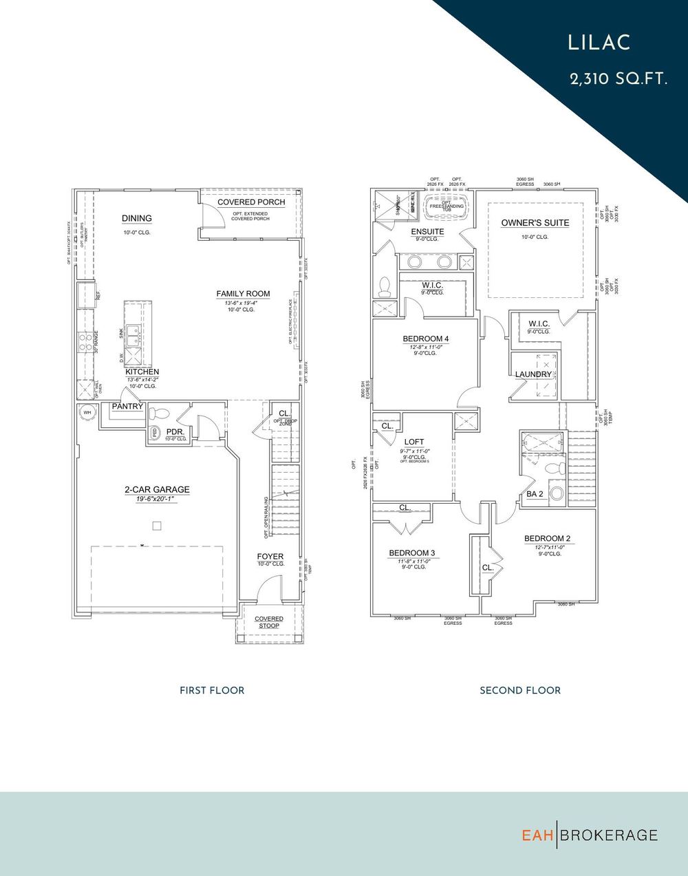 Lilac floor plans