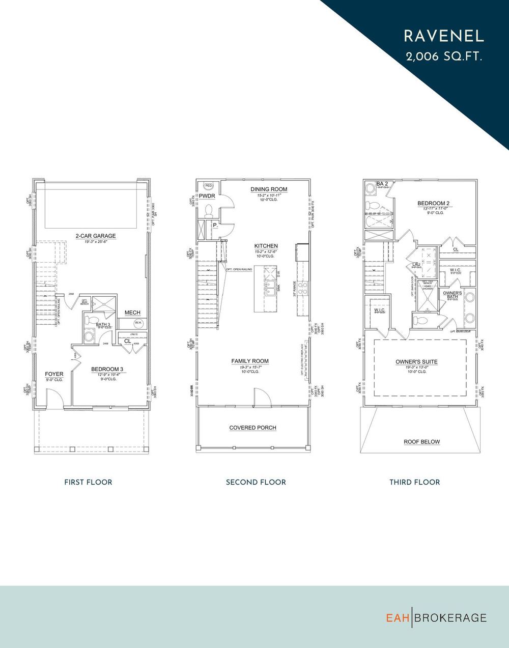 Ravenel floor plans